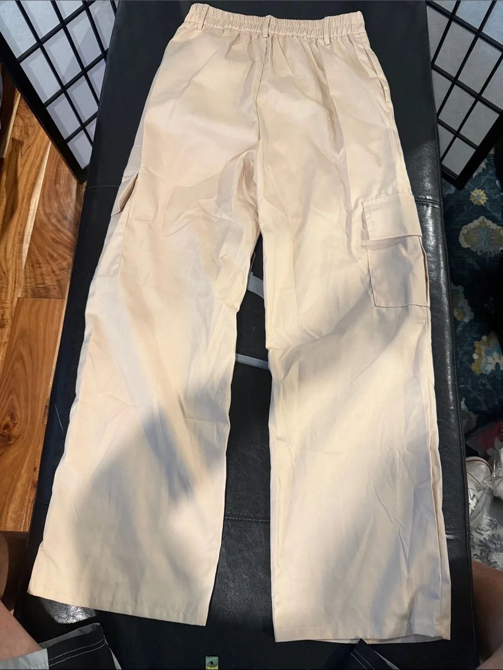 Women’s Beige Cargo Pants - Classic Utility Style